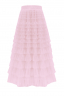 Юбка-пачка "Амелия" пепельно-розовая, с воланами, пышная, фатин (90 см)