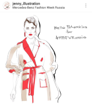 Иллюстрации к показу BELLA POTEMKINA SS 2018 3