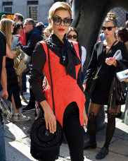 Белла Потёмкина на показе Cavalli в рамках Milan Fashion Week 1