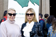 Белла Потёмкина на показе Max Mara в рамках Milan Fashion Week 7