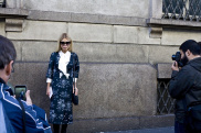 Белла Потёмкина на показе Max Mara в рамках Milan Fashion Week 3
