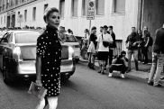 Белла Потёмкина на показе Dsquared в рамках Milan Fashion Week 10