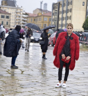 Белла Потёмкина на показе Gucci в рамках Milan Fashion Week 1
