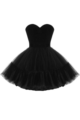 Платье "Ленса" черное, мини