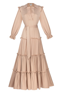 Платье "New Марика" нюдовое