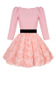Платье "Мирей" мини, розовое