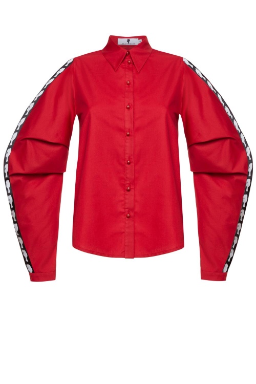 Блуза "Глэдис", красная
