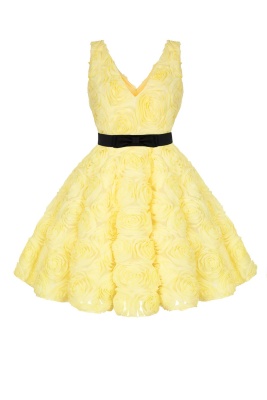 Платье "Ассоль" мини, желтое