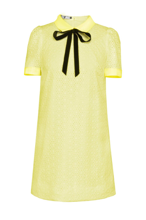 Платье "Алисия" лимонное мини