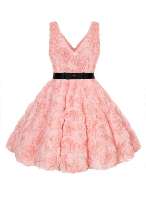 Платье "Ассоль" мини, розовое