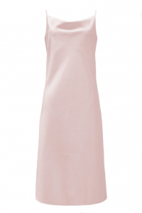 Платье - комбинация &quot;Шерри&quot; пудровая (нежно-розовая), атлас (шелк)