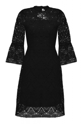 Платье "Аннабель" черное, кружево