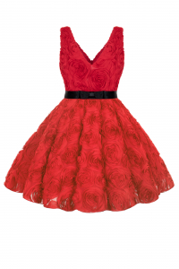 Платье &quot;Ассоль&quot; мини, красное