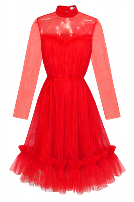 Платье "Энни" красное