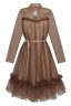Платье "Энни" светло-коричневое