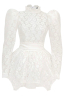 Платье "Дженнер" белое, кружево, мини + подъюбник