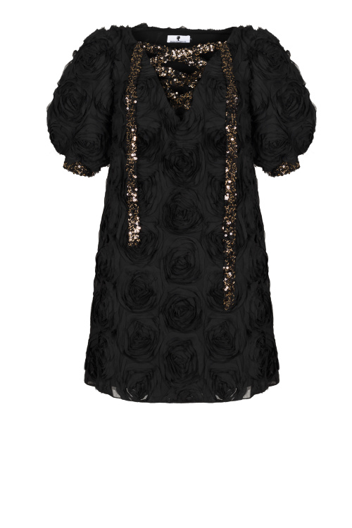 Платье "Энрика" черное, мини