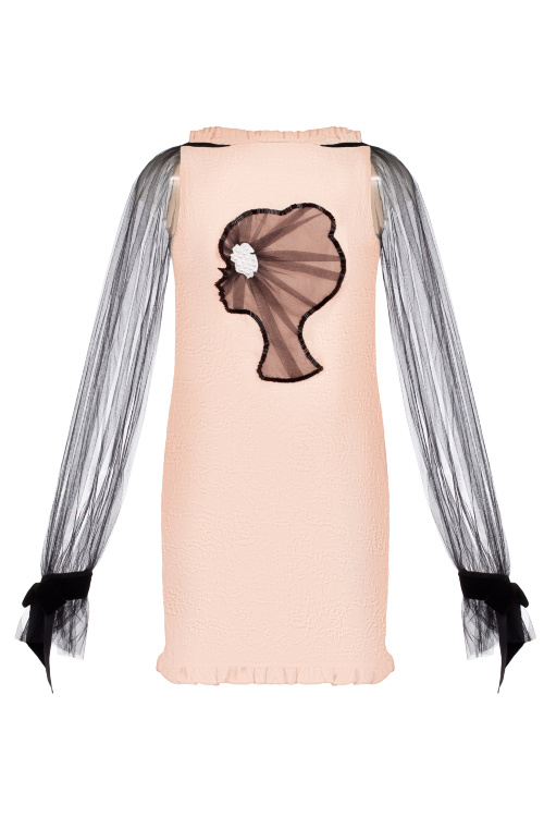 Платье "Эшли" розовое мини
