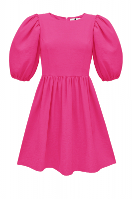 Платье "Юнона" фуксия (ярко-розовое), мини