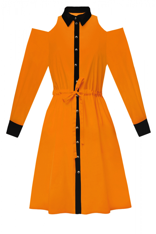 Платье "Эйтра" оранжевое