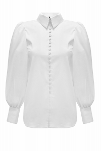 Блуза - рубашка &quot;Лазария&quot; белая