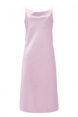 Платье - комбинация "Шерри" нежно - розовая, атлас (шелк)