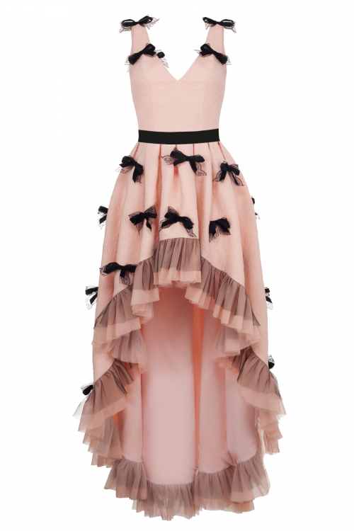 Платье "Манхеттен" розовое макси