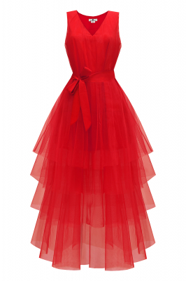 Платье "Сью" красное