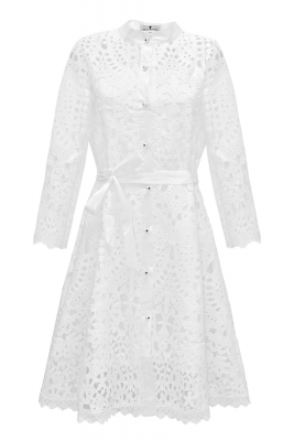 Платье "Ариэлла" белое, кружево