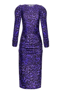 Платье &quot;Пэйдж&quot; фиолетовый леопард, бифлекс