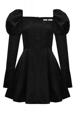 Платье "Ютта" черное, микадо