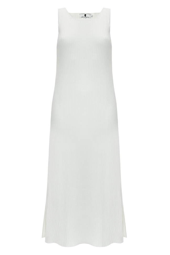 Белые женские платья-свитеры — купить в интернет-магазине Ламода