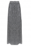 Юбка "Эрлайн" серая, серебристые пайетки (100 см)