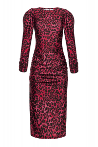 Платье &quot;Пэйдж&quot; красный леопард, бифлекс