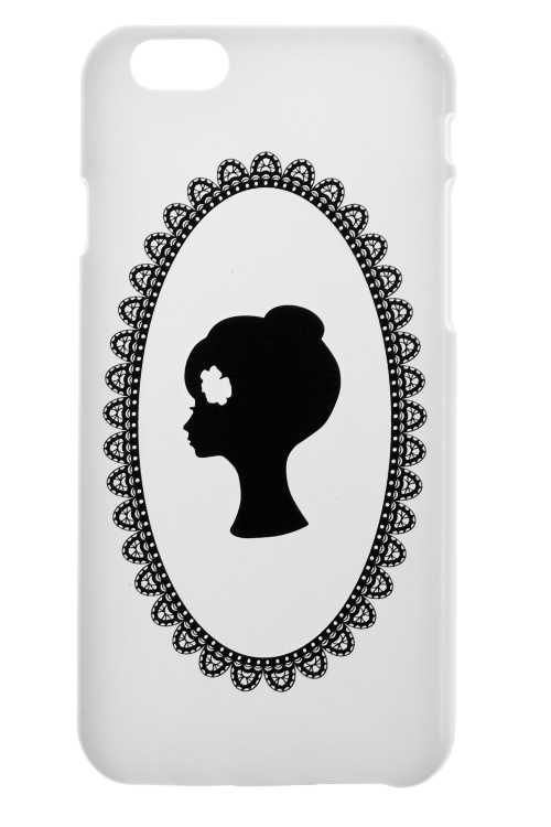Чехол"Лого" для iPhone  6, белый