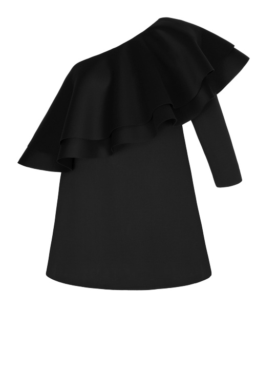 Платье "Космо" черное, мини