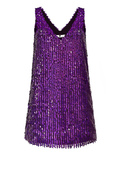 Платье "Розали", фиолетовое, пайетки капельки