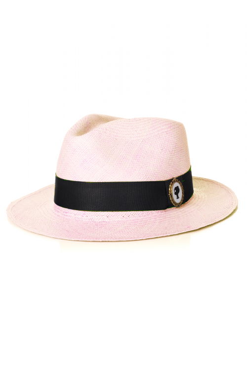 Шляпа нежно-розовая