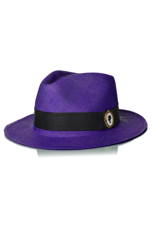 Шляпа фиолетовая