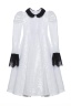 Платье "Сиена" детское, белое, пайетки