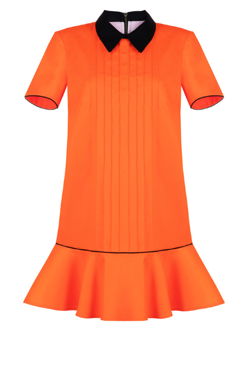 Платье "Бриолла" оранжевое