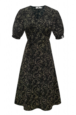 Платье "Есения" черное, РОСТ 165