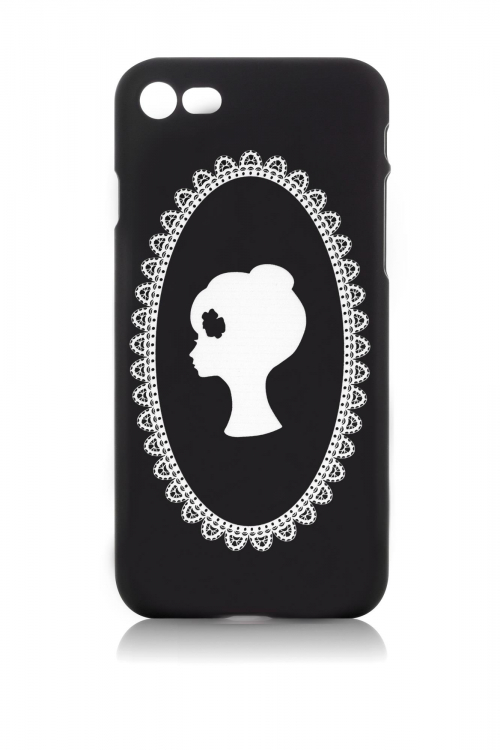 Чехол "Лого" для iPhone  7, черный