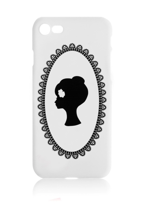 Чехол "Лого" для iPhone 7, белый