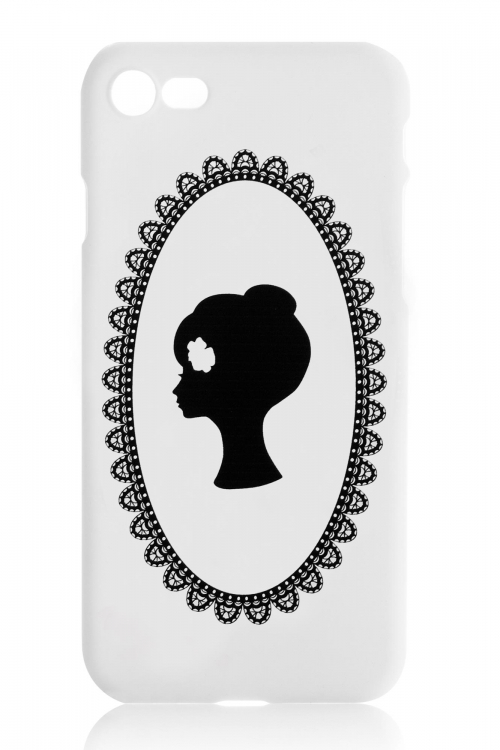 Чехол "Лого"для IPhone 7+,белый